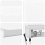 Toldo Retráctil Automático Blanco 500x300 cm