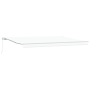 Toldo Retráctil Manual  Blanco 500x350 cm, Tela de repuesto para toldo  de 5x3,5 m Blanco | Foro24.es | Tu tienda online para hogar, jardín y más Foro24.es