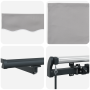 Toldo Manual Retráctil Gris Claro 600x300 cm, Tela de Reemplazo para Toldo  de 6x3 m Gris Claro | Foro24.es | Tu tienda online para hogar, jardín y más Foro24.es