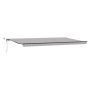 Toldo Retráctil Automático  con LED Gris Claro 600x300 cm, Tela de reemplazo para Toldo  de 6x3 m Gris Claro | Foro24.es | Tu tienda online para hogar, jardín y más Foro24.es
