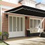 Toldo Retráctil Manual  Negro 600x350 cm, Tela de Reemplazo para Toldos  para Marco de 6x3.5 m Negro | Foro24.es | Tu tienda online para hogar, jardín y más Foro24.es