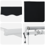 Toldo Retráctil Automático Negro 600x350 cm by , Awnings - Ref: Foro24-3331743, Price: 692,93 €, Discount: %