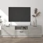 Concrete gray plywood TV cabinet 140x35x40 cm by vidaXL, TV Furniture - Ref: Foro24-811452, Price: 80,37 €, Discount: %
