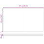 Toldo Retráctil Manual con LED Negro 600x350 cm, Tela de Repuesto para Toldos  de 6x3.5 m Marco Negro | Foro24.es | Tu tienda online para hogar, jardín y más Foro24.es
