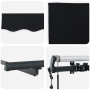 Toldo Retráctil Automático Negro 600x350 cm, Tela de Reemplazo para Toldo de 6x3.5 m Negro by , Awnings - Ref: Foro24-3331747...