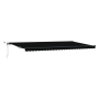 Toldo Retráctil Automático con LED Negro 600x350 cm by , Awnings - Ref: Foro24-3331748, Price: 998,65 €, Discount: %