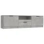 Concrete gray plywood TV cabinet 140x35x40 cm by vidaXL, TV Furniture - Ref: Foro24-811452, Price: 80,37 €, Discount: %