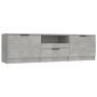 TV-Schrank aus betongrauem Sperrholz, 140 x 35 x 40 cm von vidaXL, TV-Möbel - Ref: Foro24-811452, Preis: 85,58 €, Rabatt: %