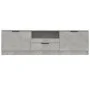 Concrete gray plywood TV cabinet 140x35x40 cm by vidaXL, TV Furniture - Ref: Foro24-811452, Price: 80,37 €, Discount: %