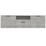 TV-Schrank aus betongrauem Sperrholz, 140 x 35 x 40 cm von vidaXL, TV-Möbel - Ref: Foro24-811452, Preis: 85,58 €, Rabatt: %