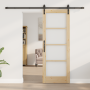 Puerta corrediza con juego de hardware 'ORKDAL'73.5x198.5 cm, Puerta interior 'ORKDAL'73.5x198.5x4 cm de madera sólida by , D...