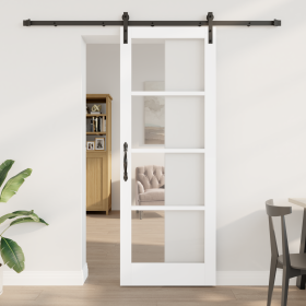 Puerta Corredera con Herrajes 'ORKDAL'Blanca