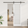 Puerta Corredera con Juego de Herrajes 'ORKDAL'Blanca 78x232 cm, Puerta Interior con Vidrio 'ORKDAL'Blanca 78x232x4 cm von , ...