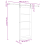 Puerta Deslizante con Juego de Hardware 'ORKDAL'Blanca 83x202 cm by , Doors for the home - Ref: Foro24-3331970, Price: 221,07...