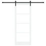 Puerta Deslizante  con Juego de Herrajes 'ORKDAL'Blanca 83x211 cm, Puerta Interior  con Vidrio 'ORKDAL'Blanca 83x211x4 cm | Foro24.es | Tu tienda online para hogar, jardín y más Foro24.es