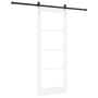 Puerta Deslizante  con Juego de Herrajes 'ORKDAL'Blanca 83x211 cm, Puerta Interior  con Vidrio 'ORKDAL'Blanca 83x211x4 cm | Foro24.es | Tu tienda online para hogar, jardín y más Foro24.es
