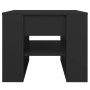 Mesa de centro madera contrachapada negro 55,5x55x45 cm de vidaXL, Mesas de centro - Ref: Foro24-810909, Precio: 43,81 €, Des...