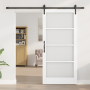 Puerta Deslizante con juego de herrajes 'ORKDAL'Blanca 93x202 cm, Puerta Interior con vidrio 'ORKDAL'Blanca 93x202x4 cm by , ...