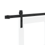Puerta Corredera con Juego de Herrajes 'ORKDAL'Blanca 93x232 cm, Puerta Interior con Cristal 'ORKDAL'Blanca 93x232x4 cm by , ...