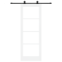 Puerta Deslizante con Kit de Herrajes 'ORKDAL'Blanca 78x211 cm, Puerta Interior con Cristal 'ORKDAL'Blanca 78x211x4 cm von , ...