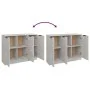 Concrete gray plywood sideboard 90.5x30x70 cm by vidaXL, Sideboards - Ref: Foro24-811191, Price: 72,07 €, Discount: %