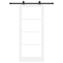 Puerta Corrediza con Juego de Herrajes "ORKDAL" Blanca 86x198.5 cm by , Doors for the home - Ref: Foro24-3332116, Price: 216,...