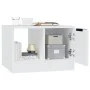 Mesa de centro madera contrachapada blanco 50x50x36 cm de vidaXL, Mesas de centro - Ref: Foro24-811340, Precio: 44,70 €, Desc...