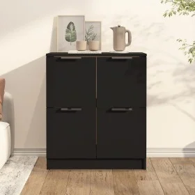 Black plywood sideboard 60x30x70 cm by vidaXL, Sideboards - Ref: Foro24-811098, Price: 66,50 €, Discount: %