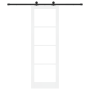 Puerta Deslizante con Herrajes 'ORKDAL'Blanca 78x232 cm, Puerta Interior con Vidrio 'ORKDAL'Blanca 78x232x4 cm by , Doors for...