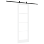Puerta Deslizante con Herrajes 'ORKDAL'Blanca 78x232 cm, Puerta Interior con Vidrio 'ORKDAL'Blanca 78x232x4 cm by , Doors for...