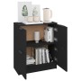 Sperrholz Anrichte schwarz 60x30x70 cm von vidaXL, Sideboards - Ref: Foro24-811098, Preis: 67,99 €, Rabatt: %