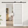 Puerta deslizante  con conjunto de herrajes 'ORKDAL'Blanca 83x202 cm, Puerta interior  con vidrio 'ORKDAL'Blanca 83x202x4 cm | Foro24.es | Tu tienda online para hogar, jardín y más Foro24.es