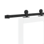 Puerta deslizante  con conjunto de herrajes 'ORKDAL'Blanca 83x202 cm, Puerta interior  con vidrio 'ORKDAL'Blanca 83x202x4 cm | Foro24.es | Tu tienda online para hogar, jardín y más Foro24.es