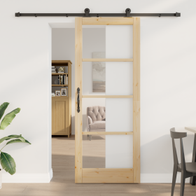 Puerta corrediza con herrajes 'ORKDAL'83x211 cm