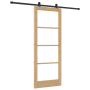 Puerta corrediza con herrajes 'ORKDAL'83x211 cm, Puerta interior con cristal 'ORKDAL'83x211x4 cm de pino macizo von , Türen f...