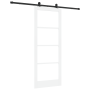 Puerta Corrediza con kit de hardware 'ORKDAL'Blanca 83x211 cm, Puerta interior con vidrio 'ORKDAL'Blanca 83x211x4 cm von , Tü...