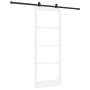Puerta Corrediza con kit de hardware 'ORKDAL'Blanca 83x211 cm, Puerta interior con vidrio 'ORKDAL'Blanca 83x211x4 cm von , Tü...