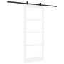 Puerta Corrediza con Juego de Herrajes "ORKDAL" Blanca 86x211 cm, Puerta Interior con Vidrio "ORKDAL" Blanca 86x211x4 cm von ...
