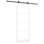 Puerta Deslizante con Juego de Hardware 'ORKDAL'Blanca 93x232 cm, Puerta Interior con Vidrio 'ORKDAL'Blanca 93x232x4 cm by , ...