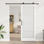 Puerta Deslizante con Juego de Hardware 'ORKDAL'Blanca 93x232 cm, Puerta Interior con Vidrio 'ORKDAL'Blanca 93x232x4 cm by , ...