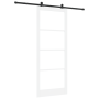 Puerta Deslizante con Juego de Hardware 'ORKDAL'Blanca 93x232 cm, Puerta Interior con Vidrio 'ORKDAL'Blanca 93x232x4 cm by , ...