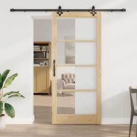 Puerta Deslizante con Herrajes 93x211 cm de