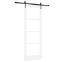 Puerta deslizante  con herrajes 'ORKDAL'Blanca 78x211 cm, Puerta interior  con vidrio 'ORKDAL'Blanca 78x211x4 cm | Foro24.es | Tu tienda online para hogar, jardín y más Foro24.es