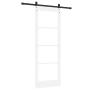 Puerta deslizante  con herrajes 'ORKDAL'Blanca 78x211 cm, Puerta interior  con vidrio 'ORKDAL'Blanca 78x211x4 cm | Foro24.es | Tu tienda online para hogar, jardín y más Foro24.es