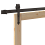 Puerta corrediza con hardware 'ORKDAL'86x198.5 cm, Puerta interior con vidrio 'ORKDAL'86x198.5x4 cm de madera maciza de pino ...