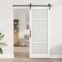 Puerta Deslizante con Juego de Herrajes 'ORKDAL'Blanca 86x211 cm, Puerta Interior con Cristal 'ORKDAL'Blanca 86x211x4 cm von ...