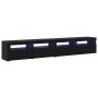 Cabinets para TV 2 pcs con luces LED de roble negro y madera de buena calidad von , TV-Möbel - Ref: Foro24-3332491, Preis: 16...