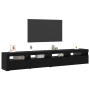 Cabinets para TV 2 pcs con luces LED de roble negro y madera de buena calidad von , TV-Möbel - Ref: Foro24-3332491, Preis: 16...