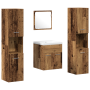 Juego de Muebles de Baño de 4 Piezas Madera Vieja by , Bathroom furniture - Ref: Foro24-3332564, Price: 266,41 €, Discount: %