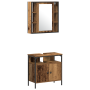 Conjunto de Muebles de Baño de 4 Piezas de Madera Vieja en Madera Ingenierizada by , Bathroom furniture - Ref: Foro24-3332593...